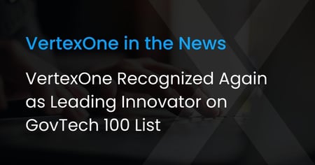 Recognized as leading innovator on Govtech 100 List